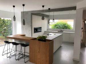 Betonoptik: Moderne Küche
